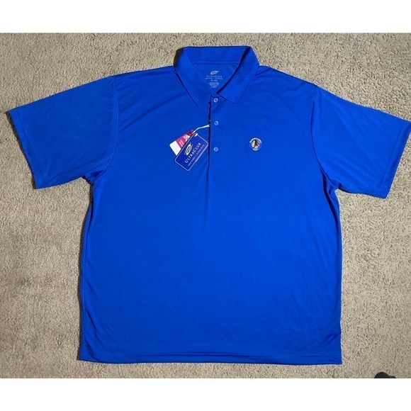 SUNNEHANNA Country Club Johnstown, PA Blue Polo Golf Shirt 3M Ultra Mens 2XL XXL - Picture 1 of 9